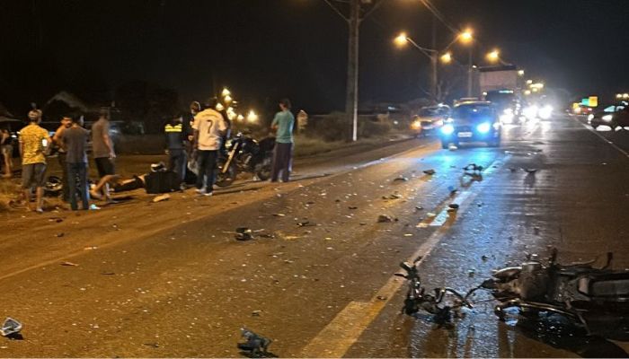 Pinhão - Grave acidente na PR 170 tira a vida de dois jovens 